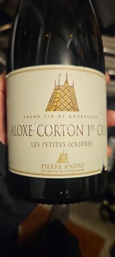 Burgundy Aloxe-Corton Premier Cru Pierre André Les Petites Lolières 2007