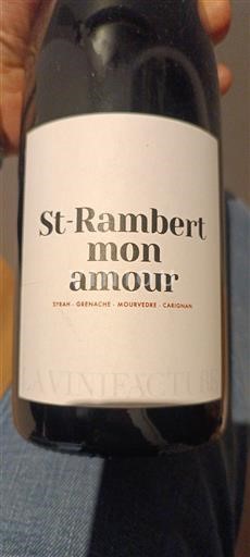 Rhônedalen Côtes du Rhône La Vinifacture St-Rambert mon amour 2022