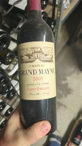 Bordeaux Saint-Émilion Grand Cru Château Grand Mayne 2005