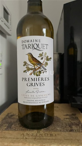 Sudoeste Côtes de Gascogne Domaine Tariquet Premières Grives 2021