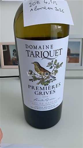 Jugozahod Côtes de Gascogne Domaine Tariquet Premières Grives 2021