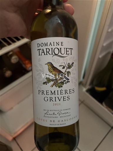 Sudoeste Côtes de Gascogne Domaine Tariquet Premières Grives 2021