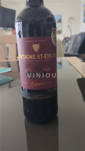 Bordeaux Montagne-saint-émilion Château Haut Plaisance Tradition 2022