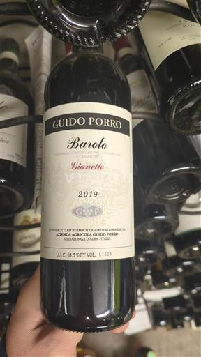 Piemont Barolo Guido Porro Gianetto 2019
