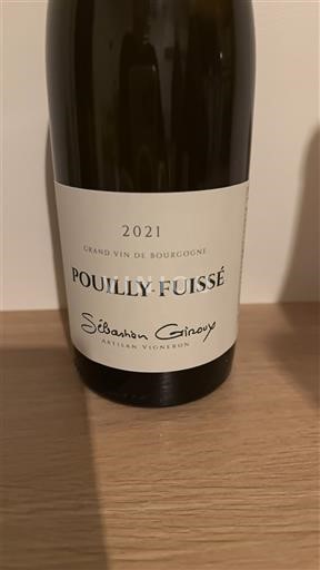 Bourgogne Pouilly-fuissé Premier Cru Sébastien Giroux 2021