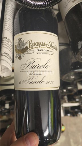 Piedmont Wines Barolo Barale Fratelli Barolo del comune di Barolo 2018