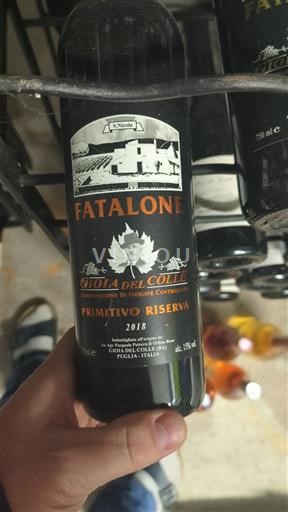 Apulia Gioia del Colle Fatalone Primitivo Riserva 2018
