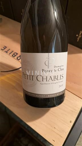 Bourgondië Petit-Chablis Domaine Passy le Clou 2019