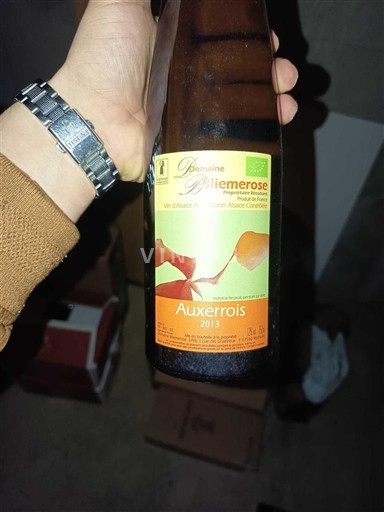 Alsace Auxerrois Domaine Bliemerose 2013