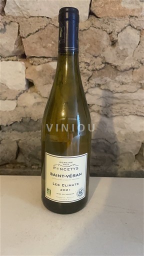 Borgoña Saint-Véran Domaine Des Poncétys Les Climats 2021