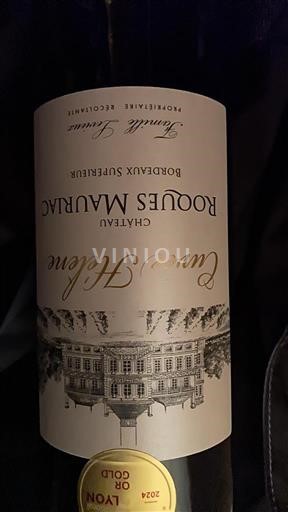 Bordeaux Bordeaux Supérieur Château Rouges Maurac Sélection 2022