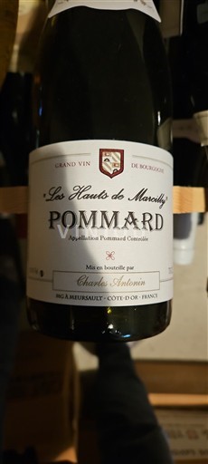 Burgundy Pommard Charles Antoine Les Hauts de Marcilly 2021