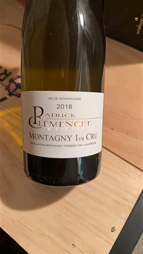 Bourgogne Montagny Premier Cru Patrick Clémencet 2018