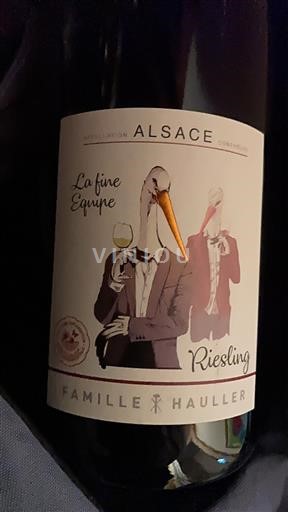 Alsace Riesling Famille Hauller La fine Equipe Ikke årgangsbestemt