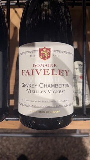 Bourgogne Gevrey-chambertin Domaine Faiveley Vieilles Vignes 2020