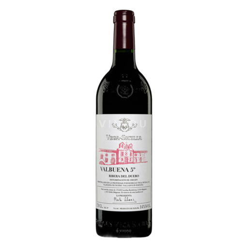 Castilien og León Ribera del Duero Vega Sicilia Valbuena 5° 2016