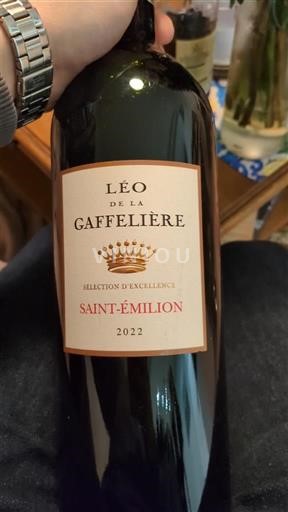 Bordo Saint-Émilion Léo de la Gaffelière Sélection d'Excellence 2022
