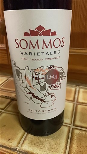 Aragon Somontano Sommos Varietales 2022