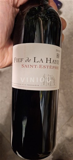 Bordeaux Saint-Estèphe Fief de La Haye 2019