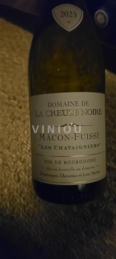 Burgundy Mâcon and Mâcon-Villages Domaine La Creuze Noire Les Châtaigniers 2023