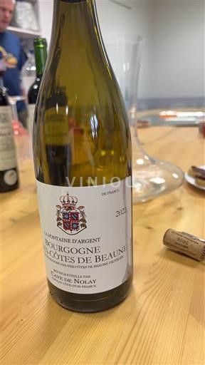 Bourgogne Ikke specificeret La Fontaine Argent 2022