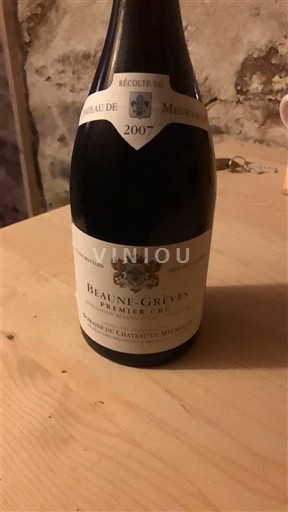 Burgundsko Beaune Premier Cru Château Meursault Beau e Grèves 2007