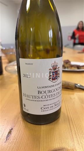 Burgundi Määrittelemätön Cave de Nolay La Fontaine d'Abesses 2022