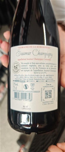 Valle della Loira Saumur-Champigny Domaine La Robeorie 2024