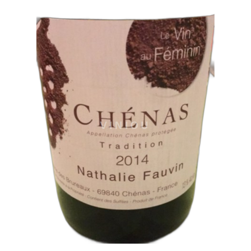 Beaujolais Chénas Nathalie Fauvin Séléné Sin añada