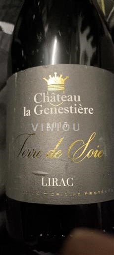 Údolí Rhôny Lirac Château La Genestière Terre de Soie 2015