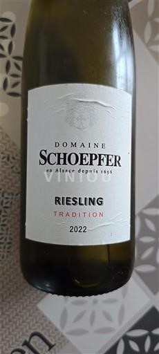 Alsace Riesling Domaine Schoepfer Tradition 2022