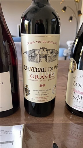 Bordeaux Graves Château Dome 2019