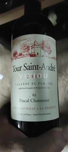 Bordeaux Lalande-de-Pomerol Tour Saint-André 2012