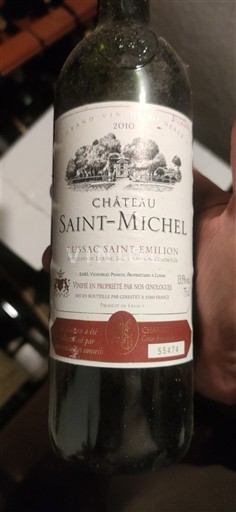 Bordeaux Lussac-saint-émilion Château Saint-Michel 2010