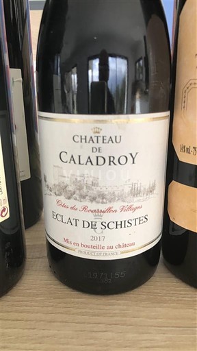 Roussillon Côtes du Roussillon Villages Château Caladroy Éclat de Schistes 2017