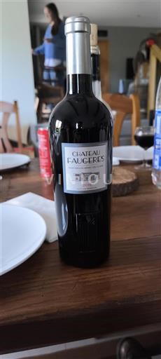 Bordeaux Saint-Émilion Grand Cru Grand Cru Château Faugeres 2016