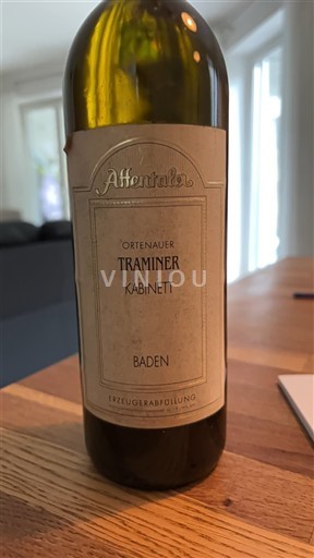 Baden Affentaler Ortenauer Traminer Kabinett 1998