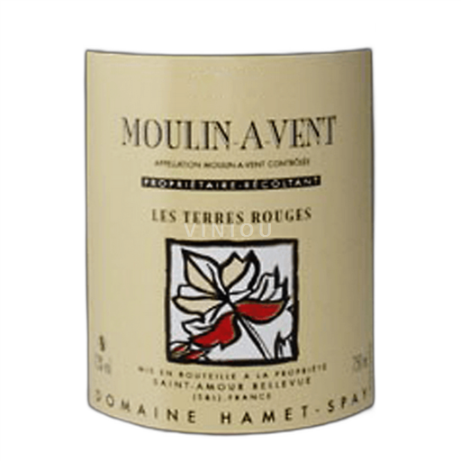 Beaujolais Moulin-à-vent Hamet Spay Les Terres Rouges 2021