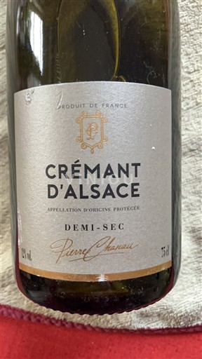 Alsace Crémant d'Alsace Pierre Chanau Không niên vụ