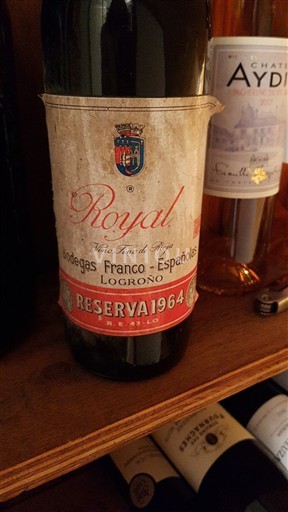 La Rioja rioja Bodegas Franco-Españolas Royal Reserva 1964