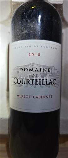 Bordo Domaine Courteillac Merlot-Cabernet 2018