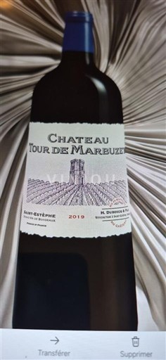 Bordeaux Saint-Estèphe Château Tour de Marbuzet 2019