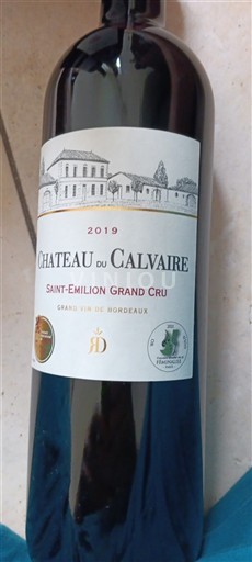 Burdeos Saint-Émilion Gran Cru Grand Cru Château Calvaire 2019