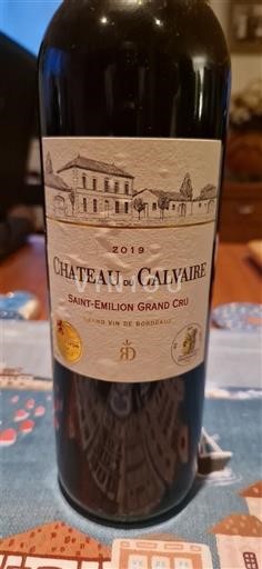 Bordeaux Saint-Émilion Grand Cru Grand Cru Château Calvaire 2019