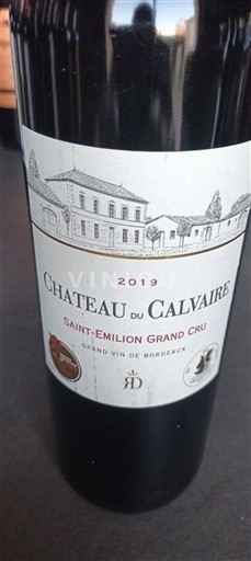 Bordeaux Saint-Émilion Grand Cru Grand Cru Château Calvaire 2019
