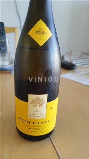 Borgogna Petit-chablis Domaine Pommier Hauterivien 2023