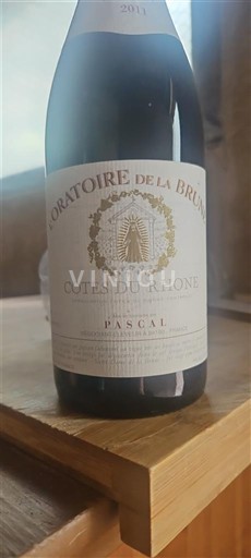 Rhônen laakso Côtes-du-rhône Oratoire de la Brune Pascal 2011