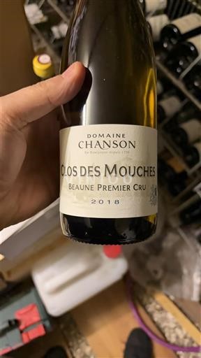 Burgundi Beaune Premier Cru Domaine Chanson Clos des Mouches 2018
