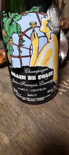 Champagne Sâm-panh Jean-François Launay Grain de Folie Không niên vụ