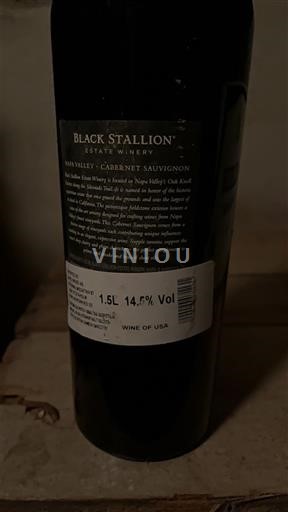 Kalifornialaiset AVA:t Napa Valley Black Stallion Estate Winery Ei vuosikertaa